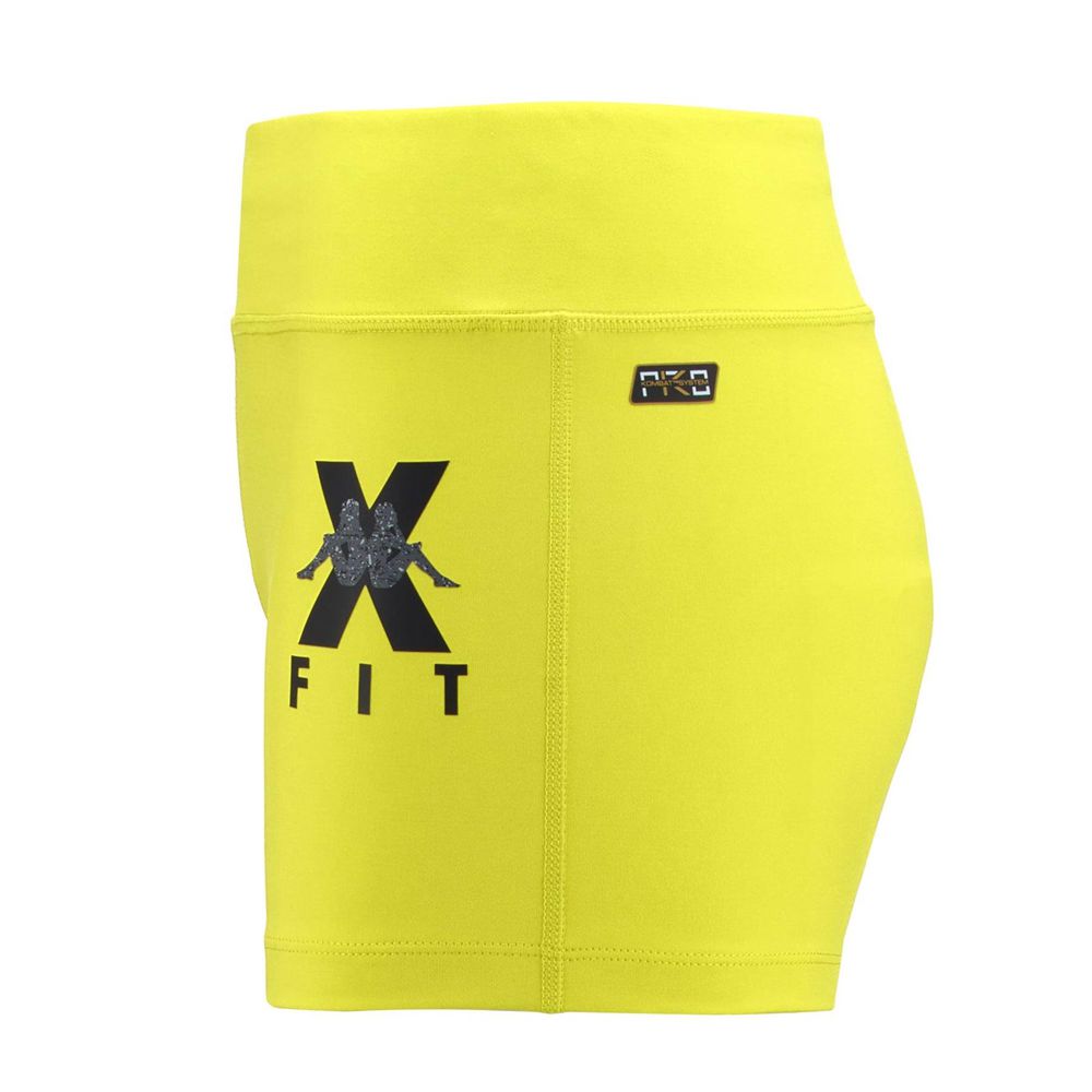 Women Kappa Kombat Wkt Escame Shorts Green | ZY4560193