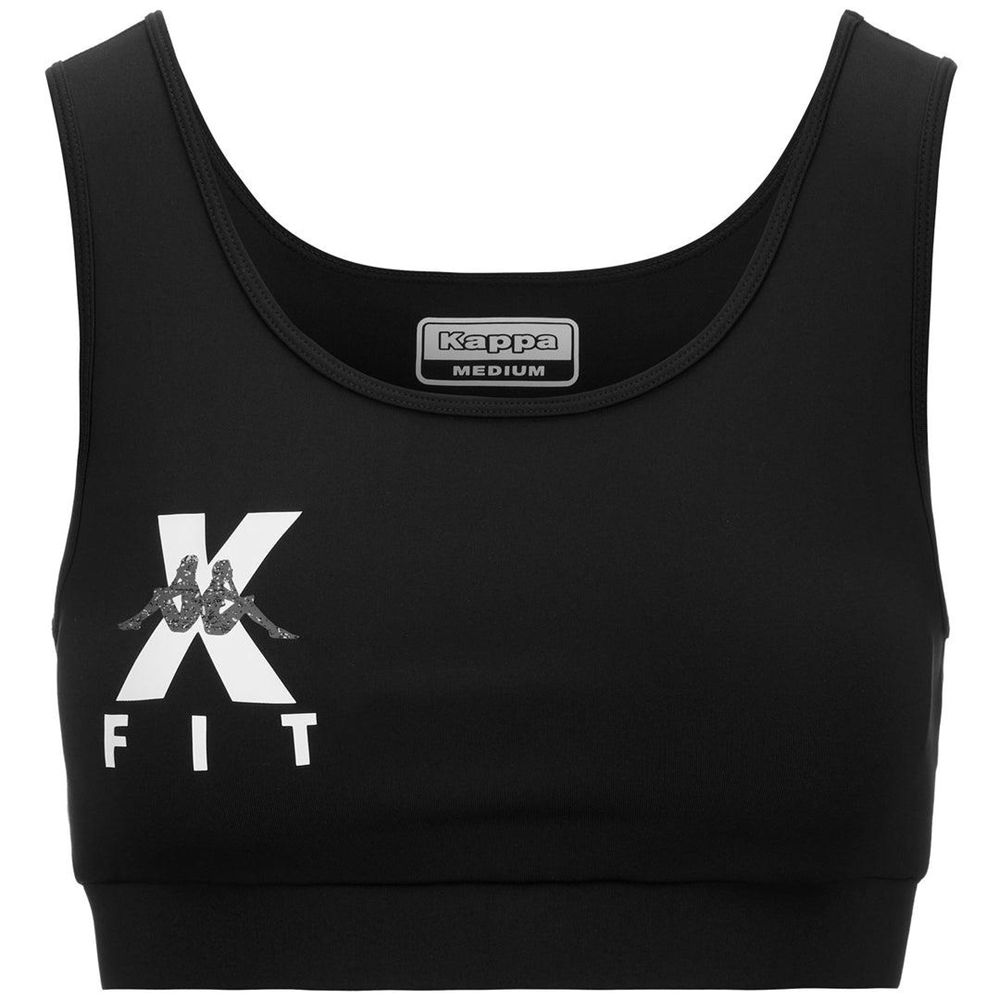 Women Kappa Kombat Wkt Etilea Jersey Black | UE1029734