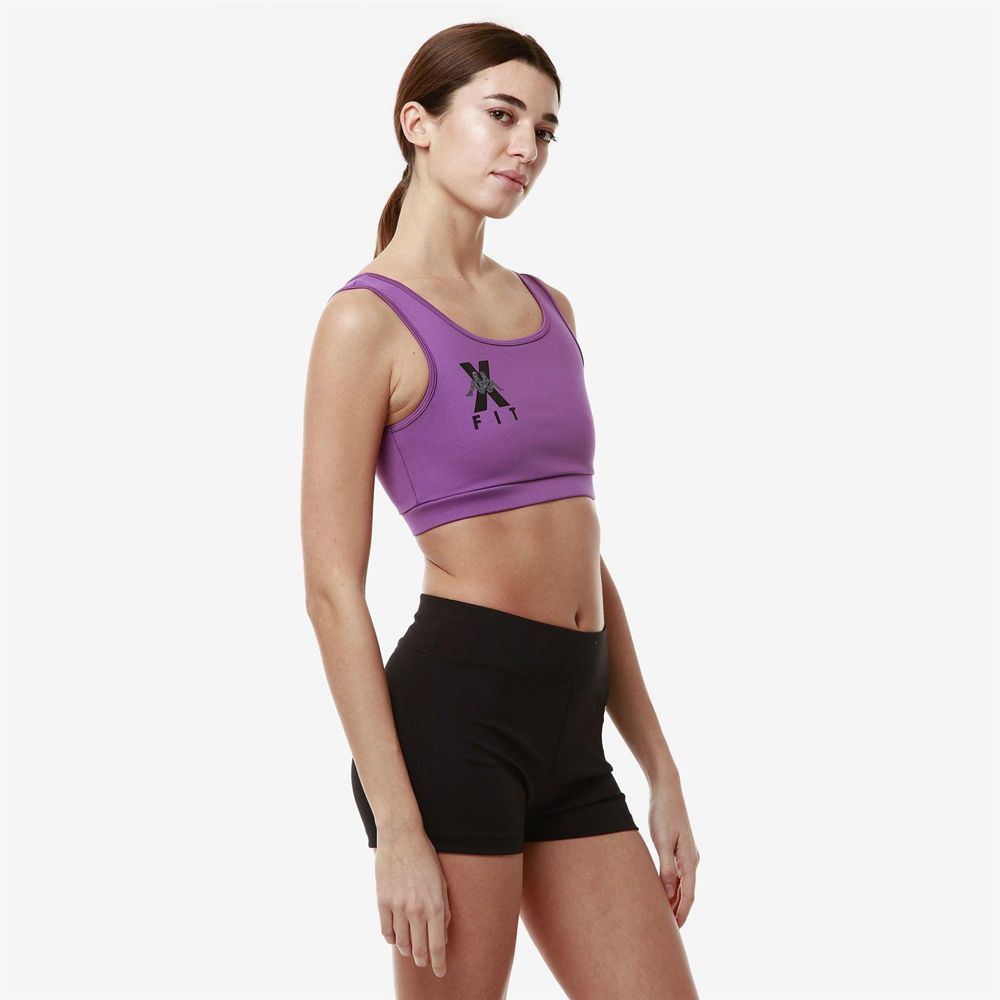 Women Kappa Kombat Wkt Etilea Jersey Purple | HW7092863