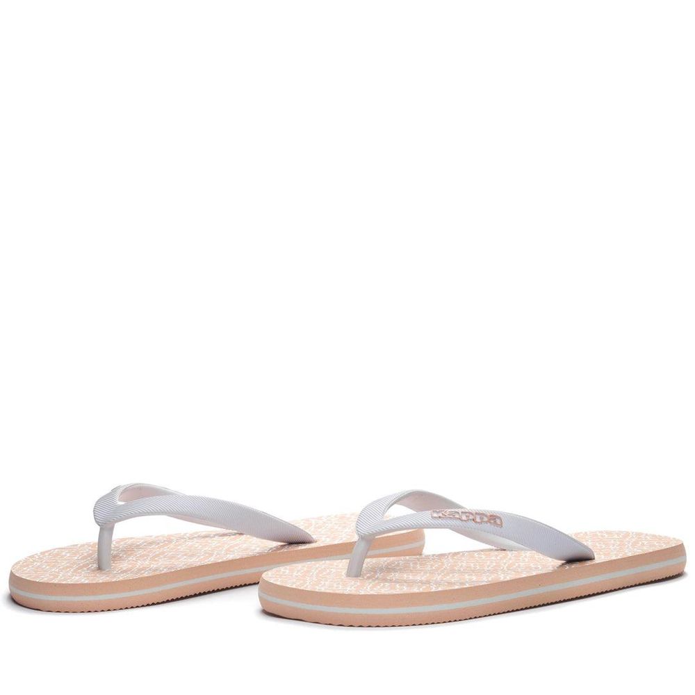 Women Kappa Logo Belkem Flip Flops Pink | IS6458279