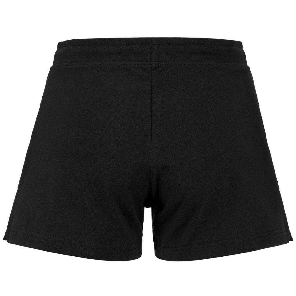 Women Kappa Logo Caber Shorts Black | IZ7214395