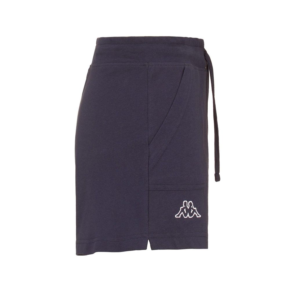 Women Kappa Logo Caber Shorts Navy | GO9457613