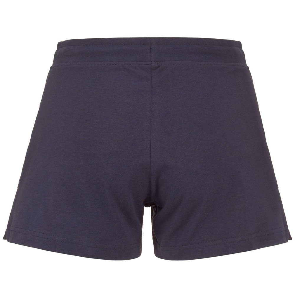 Women Kappa Logo Caber Shorts Navy | GO9457613