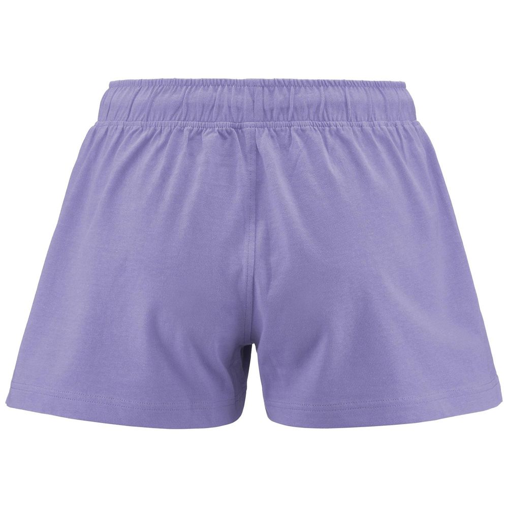 Women Kappa Logo Caber Shorts Purple | YF6435801