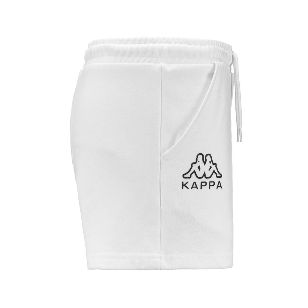 Women Kappa Logo Edilie Shorts White | CM2781469