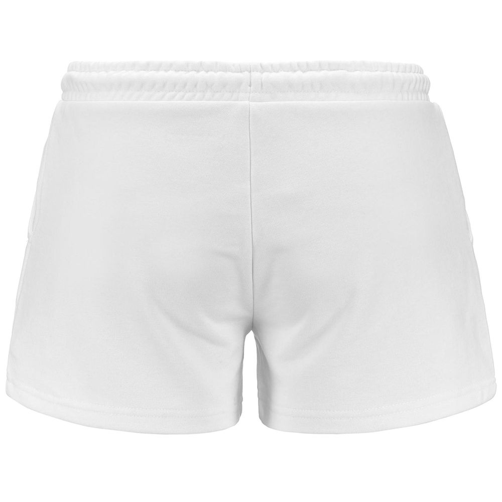 Women Kappa Logo Edilie Shorts White | CM2781469