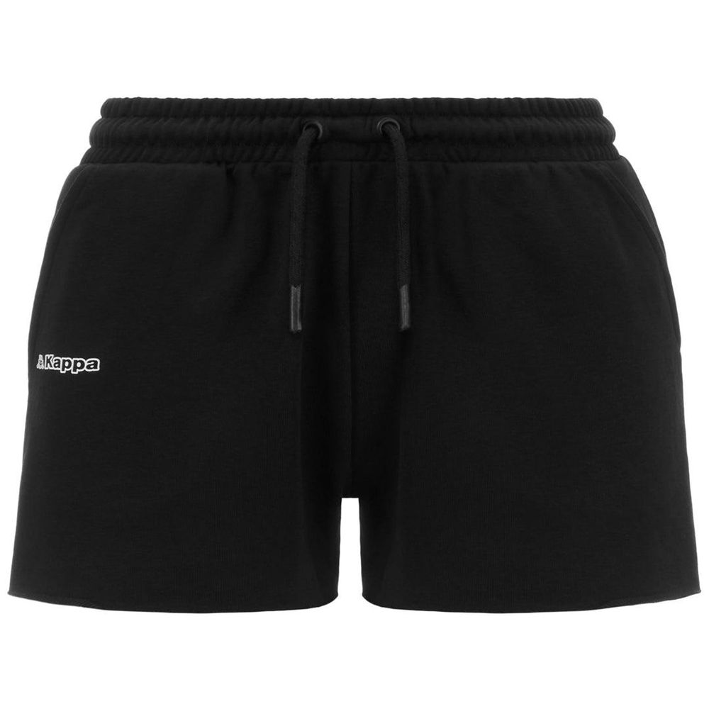 Women Kappa Logo Fefra Shorts Black | LP4603295