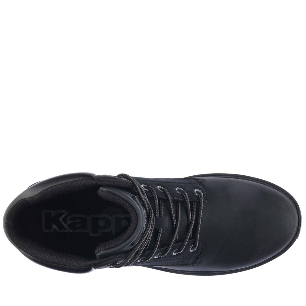 Women Kappa Logo Fillmore Md Boots Black | GQ5762409