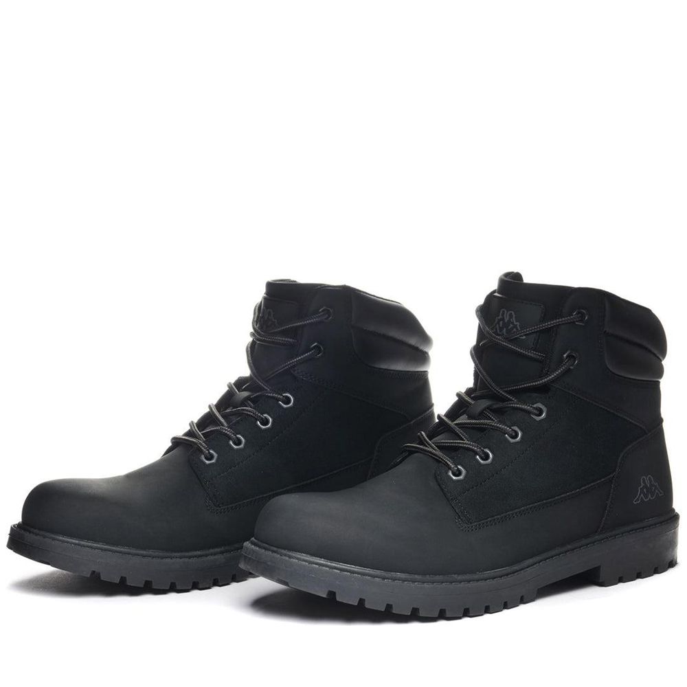 Women Kappa Logo Fillmore Md Boots Black | GQ5762409