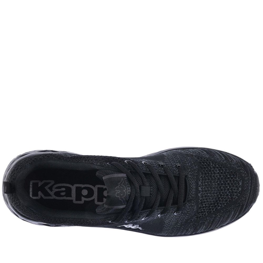 Women Kappa Logo Folkie Sneakers Black | CI0913762