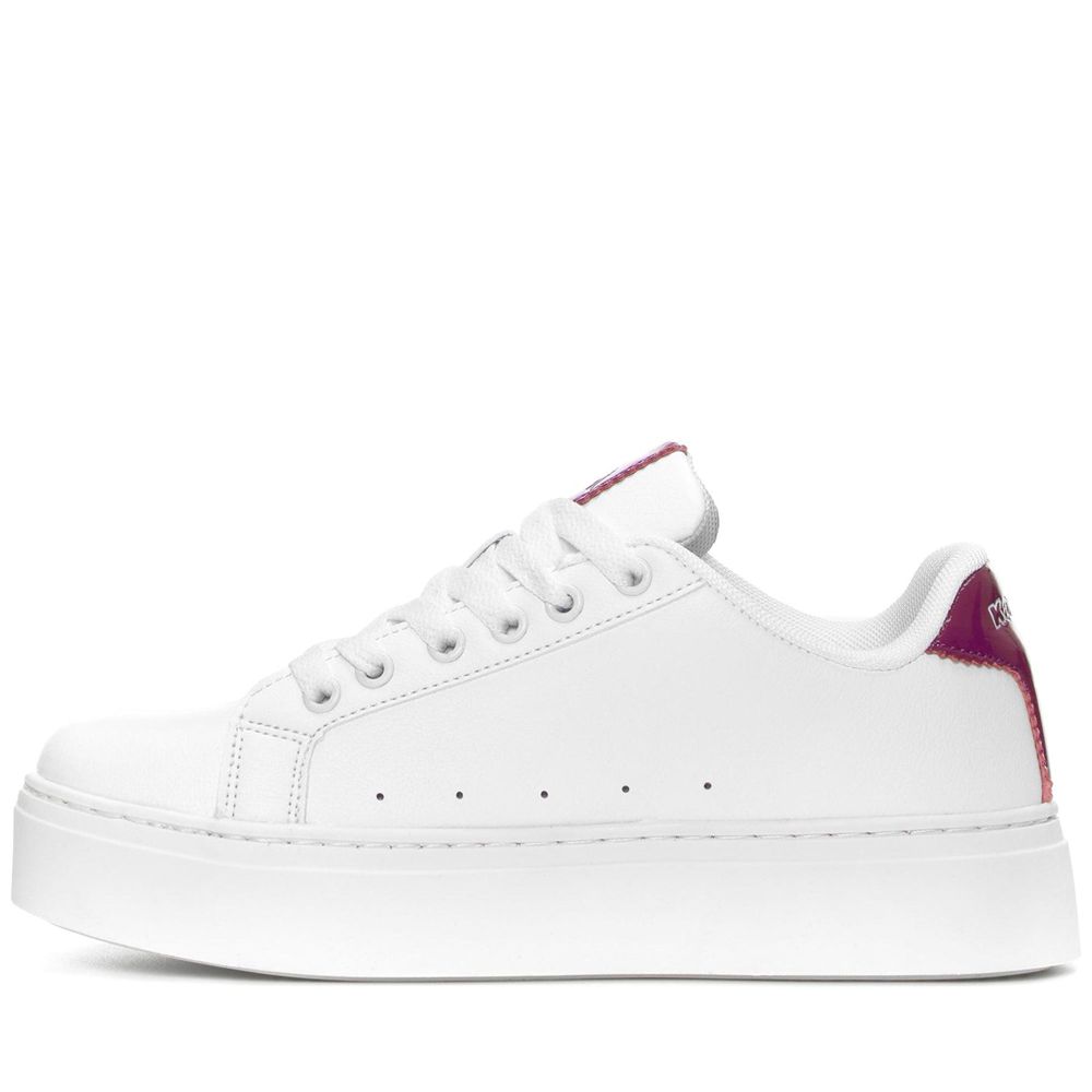 Women Kappa Logo Isabel Sneakers White | ET5182976