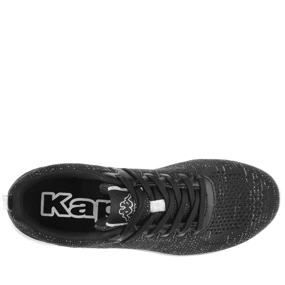 Women Kappa Logo Rostiew Sneakers Black | XA2306817