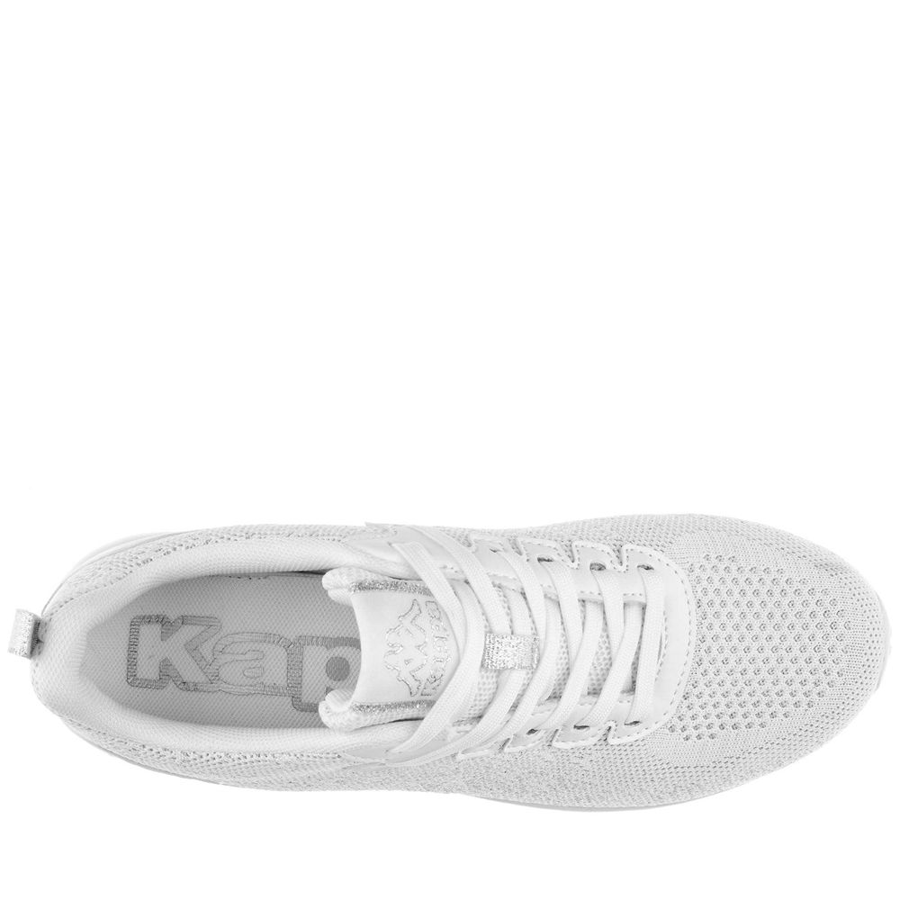 Women Kappa Logo Rostiew Sneakers White | BS8564123