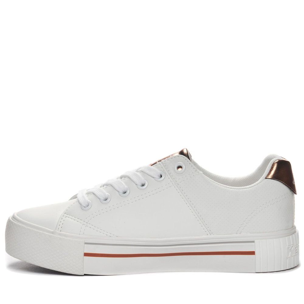 Women Kappa Logo Tudy Sneakers White | PV3194875