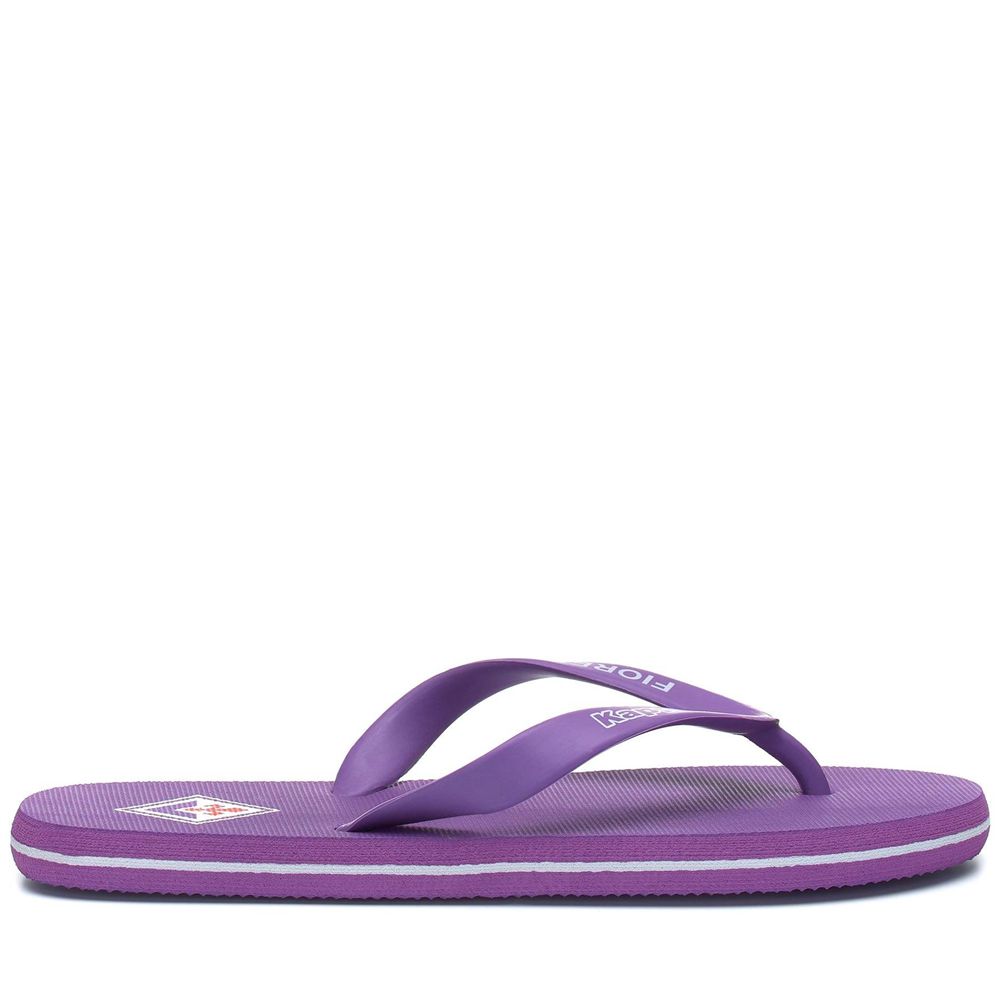 Women Kappa Meiago 2 Acf Fiorentina Flip Flops Purple | RQ8953407