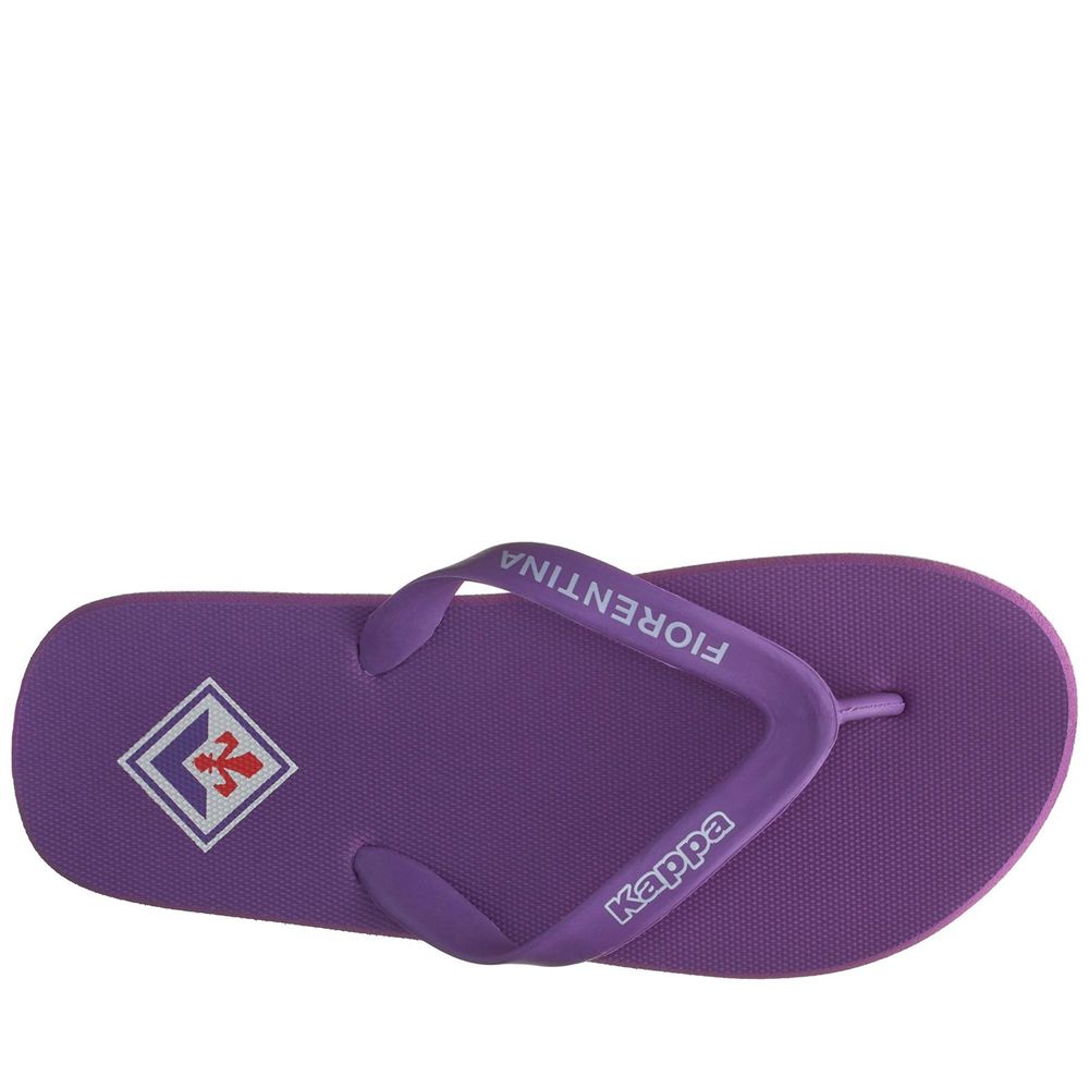 Women Kappa Meiago 2 Acf Fiorentina Flip Flops Purple | RQ8953407